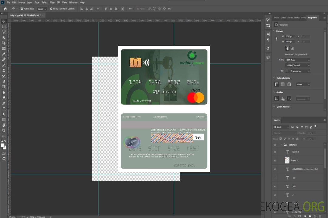 Moldavie MobiasBanca mastercard template Moldavie MobiasBanca mastercard template
